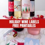 Holiday Wine Labels (Free Printables)   Onion Rings & Things   Free Printable Wine Labels With Photo