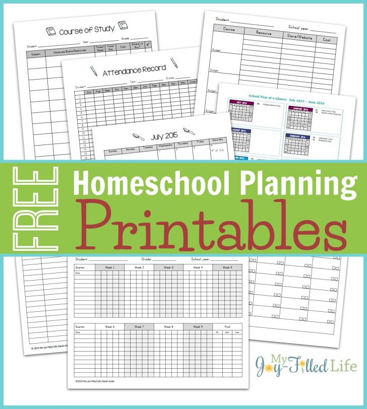 Free Printable Homeschool Curriculum
