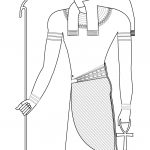 Horus, Ancient Egyptian God Coloring Page | Free Printable Coloring   Free Printable Sarcophagus