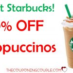 Hot Deal! 20% Off Starbucks Frappuccino Beverages @ Target Starbucks!   Free Starbucks Coupon Printable