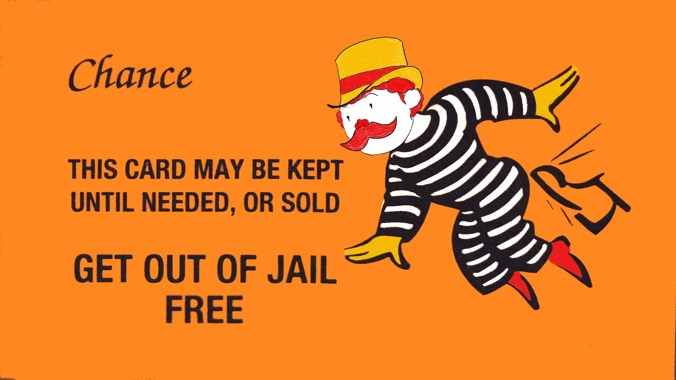 How Ex-Cop Jerome Jacobson Rigged Mcdonald's Monopoly Game And Stole - Get Out Of Jail Free Card Printable