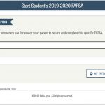 How To Complete The 2019 2020 Fafsa Application   Free Printable Fafsa Application Form