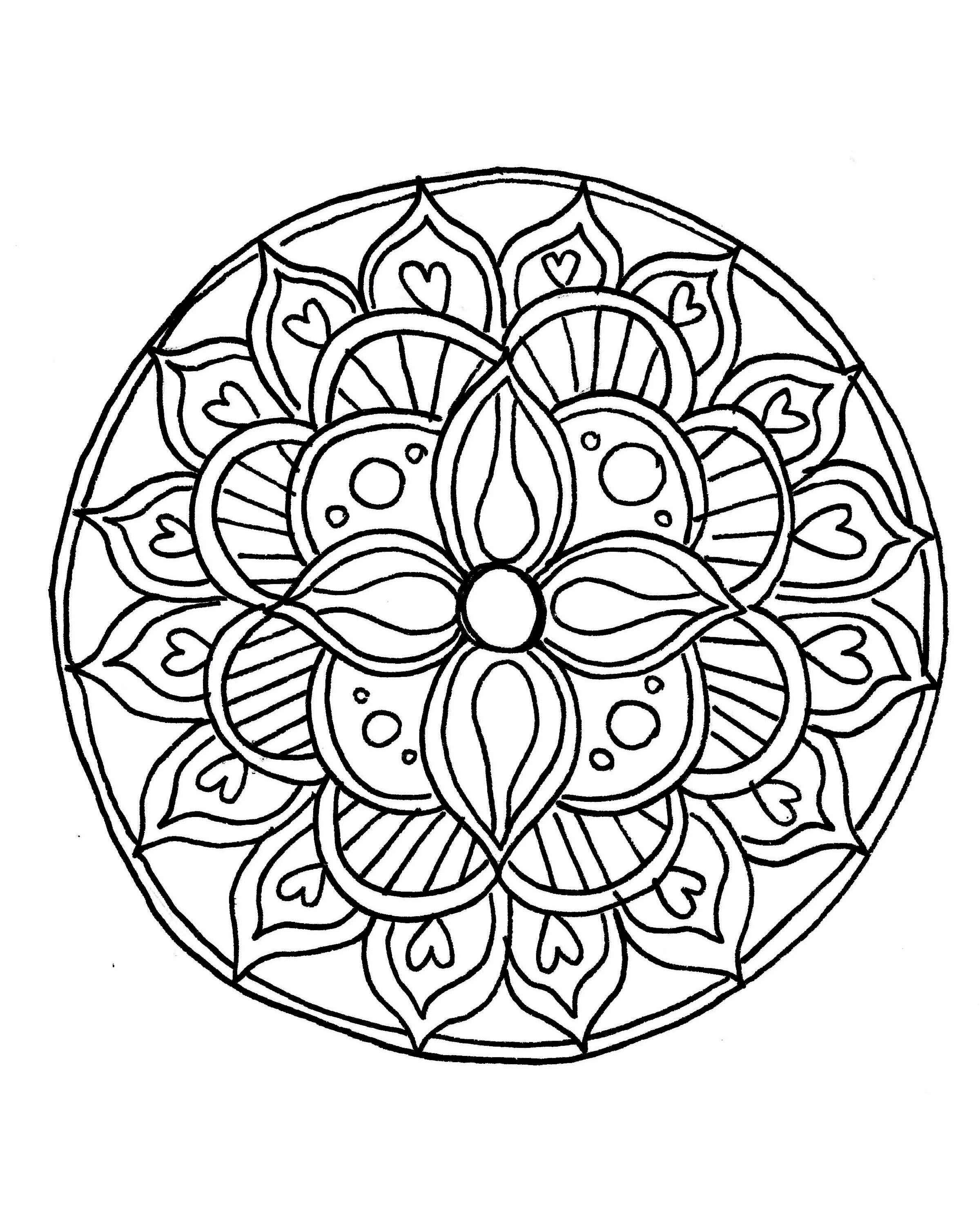 Free Mandalas To Print | Free Mandala Coloring Book Printable Pages