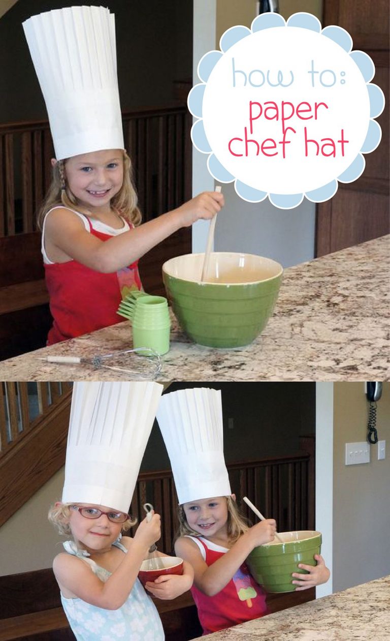 how-to-make-a-paper-chef-hat-diy-paper-crafts-paper-chef-hats-free-printable-chef-hat