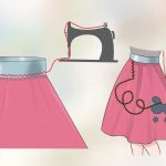 How To Make A Poodle Skirt Without A Pattern And With Minimal Sewing   Free Printable Poodle Template