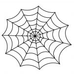 How To Make Glitter Glue Spider Web Halloween Decorations   Spider Web Stencil Free Printable