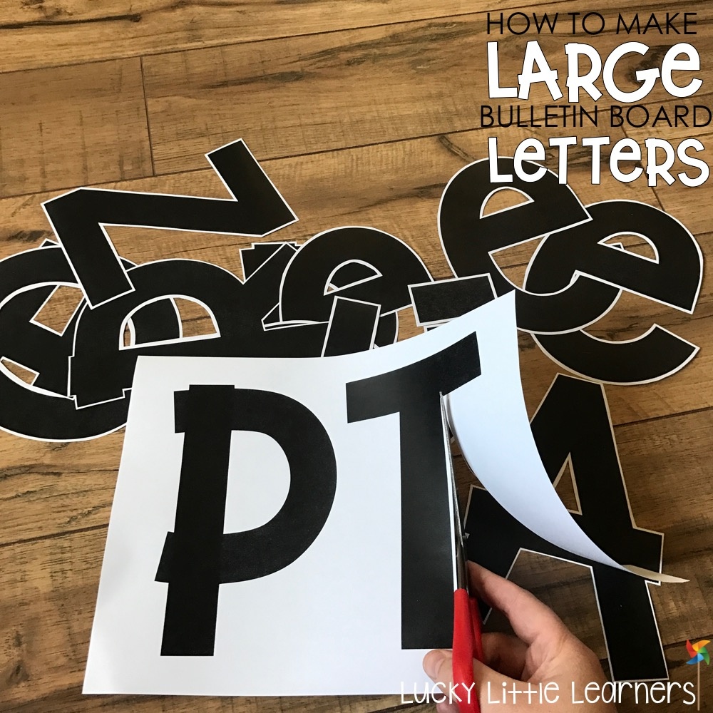 Free Printable Large Bulletin Board Letters