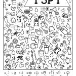 I Spy Free Printable Kids Game | Spy School Camp | Spy Games For   Free Printable Hoy Sheets