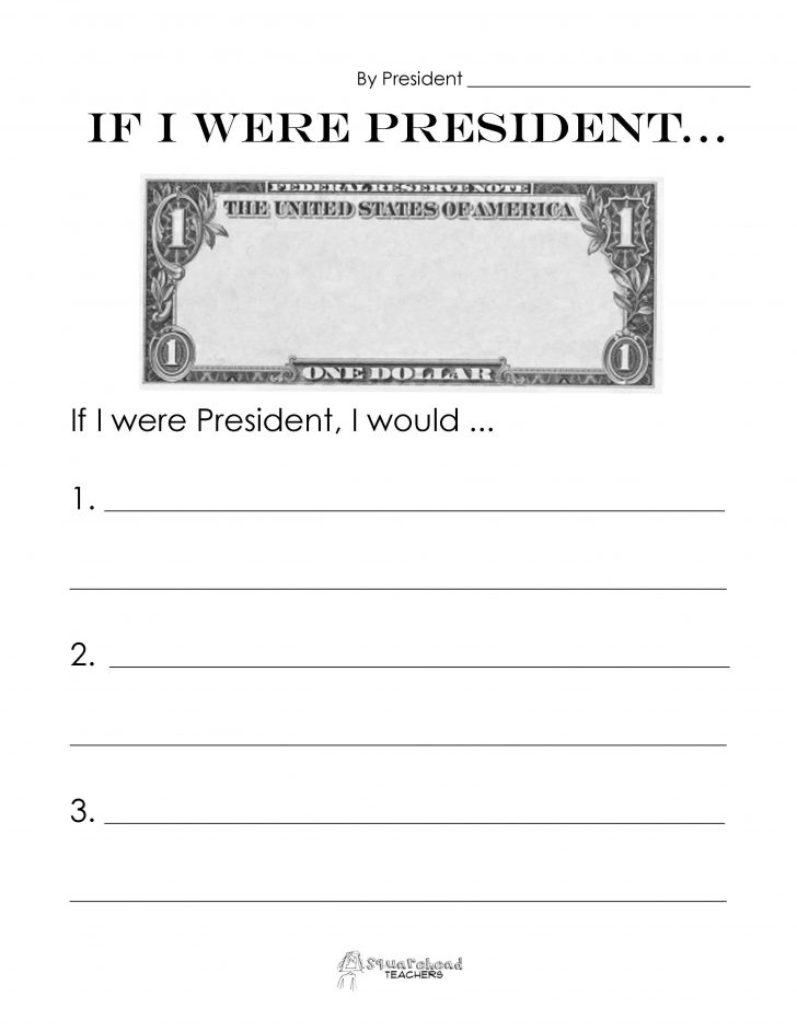 Free Printable President Worksheets