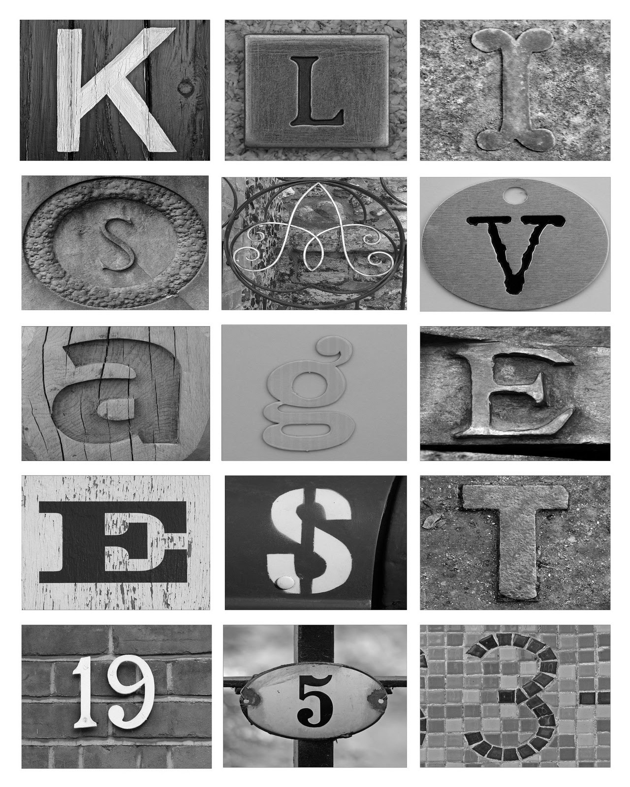 In This Crazy Life: Diy Letter Art On The Cheap! - Free Printable Photo Letter Art