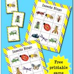 Insects Bingo {Free Printable} | Teaching Preschool | Insect   Free Printable Games