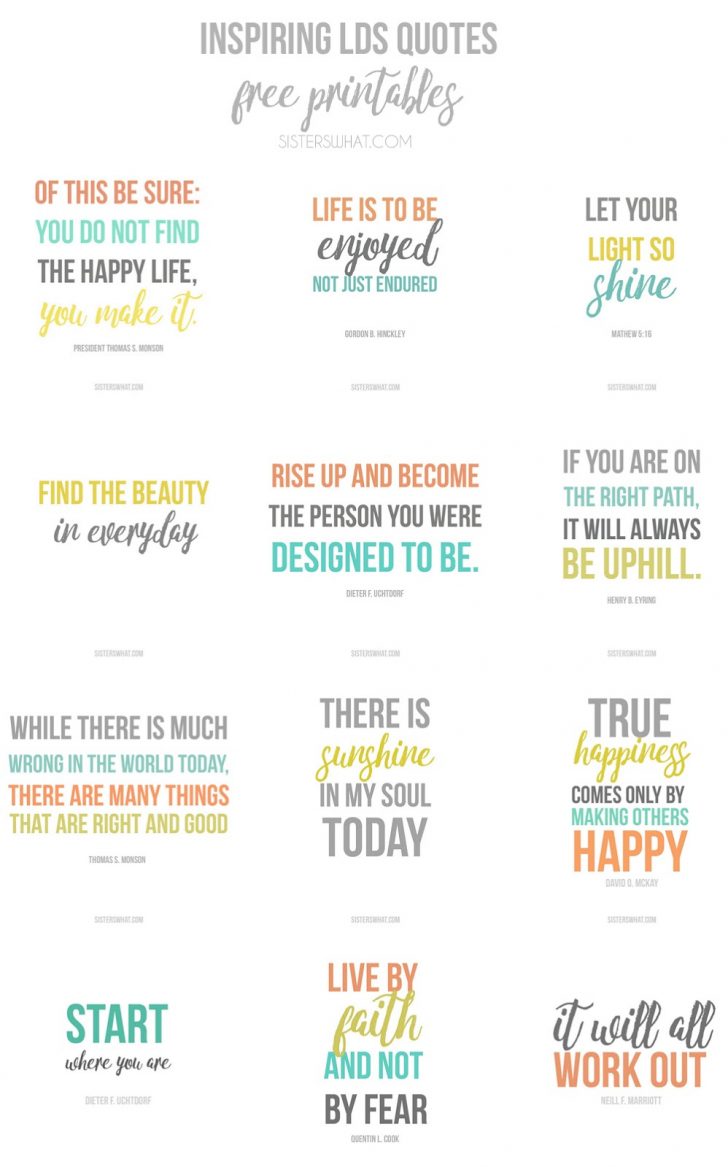 Free Printable Inspirational Quotes