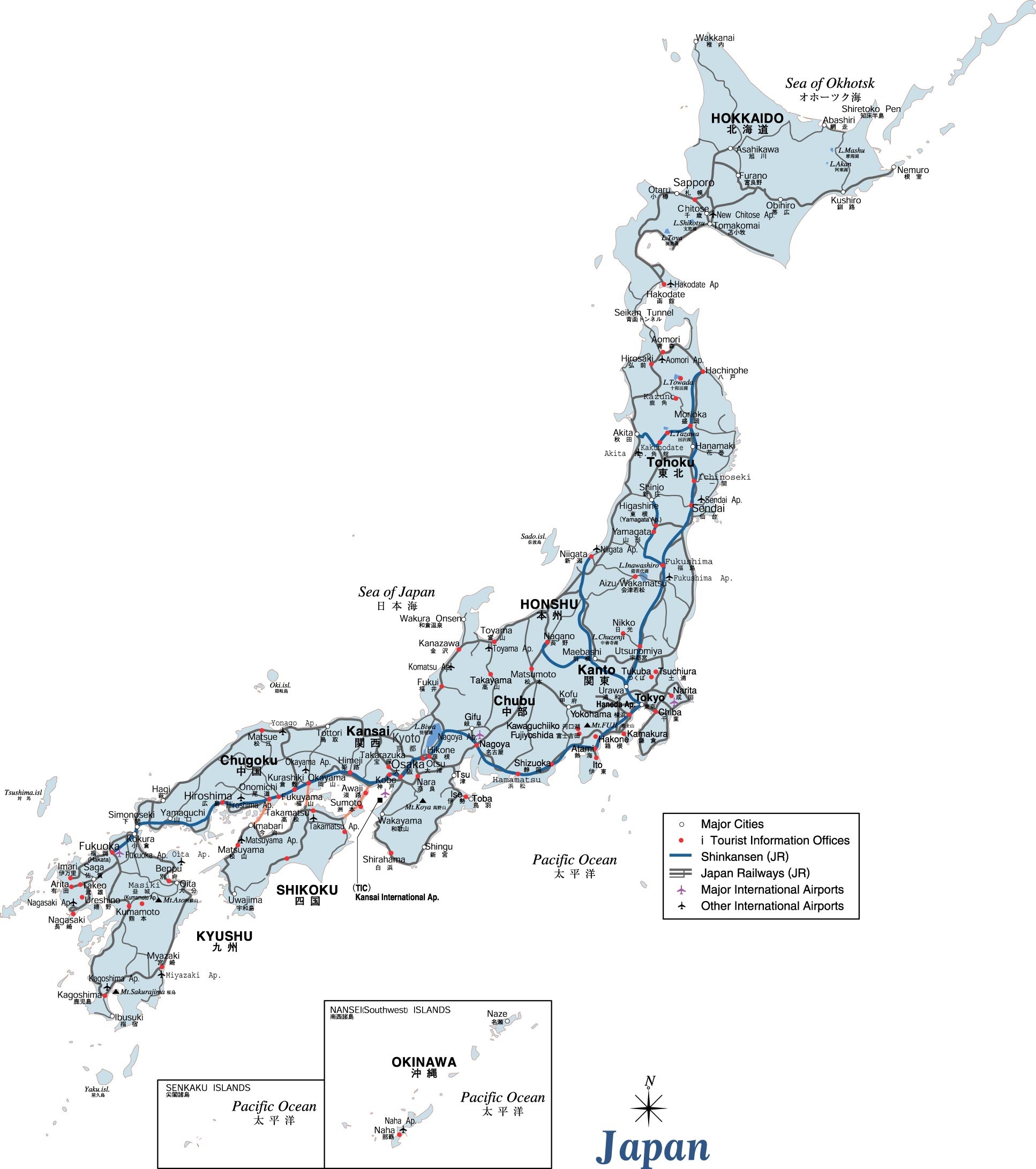 Japan Maps | Printable Maps Of Japan For Download - Free Printable Map Of Japan