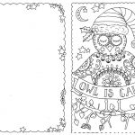 Jolly Christmas Coloring Pages Christmas Day Free Holiday. Do Your   Free Printable Color Your Own Cards