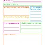 Joyously Domestic: Free Mother's Day Questionnaire Printable   Free Printable Mother's Day Questionnaire