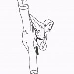 Karate Coloring Pages For Kids | Pose References | Coloring Pages   Free Printable Karate Coloring Pages
