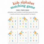 Kids Alphabet Matching Game   Free Printable | Live Craft Eat   Free Printable Alphabet Games