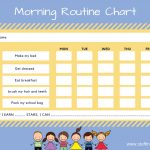 Kids Morning Routine Checklist  With Free Printable   Stuff Mums Like   Free Printable Morning Routine Chart