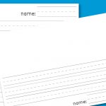 Kindergarten Lined Paper   Download Free Printable Paper Templates   Free Printable Notebook Paper