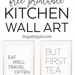 Kitchen Wall Art   8X10" Set Of Six Prints   Free Printable   Free Printable Wall Art 8X10