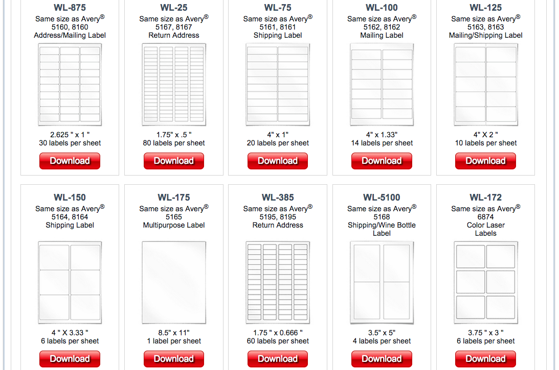 Label Templates For Pages For A Mac Released Free Printable Labels