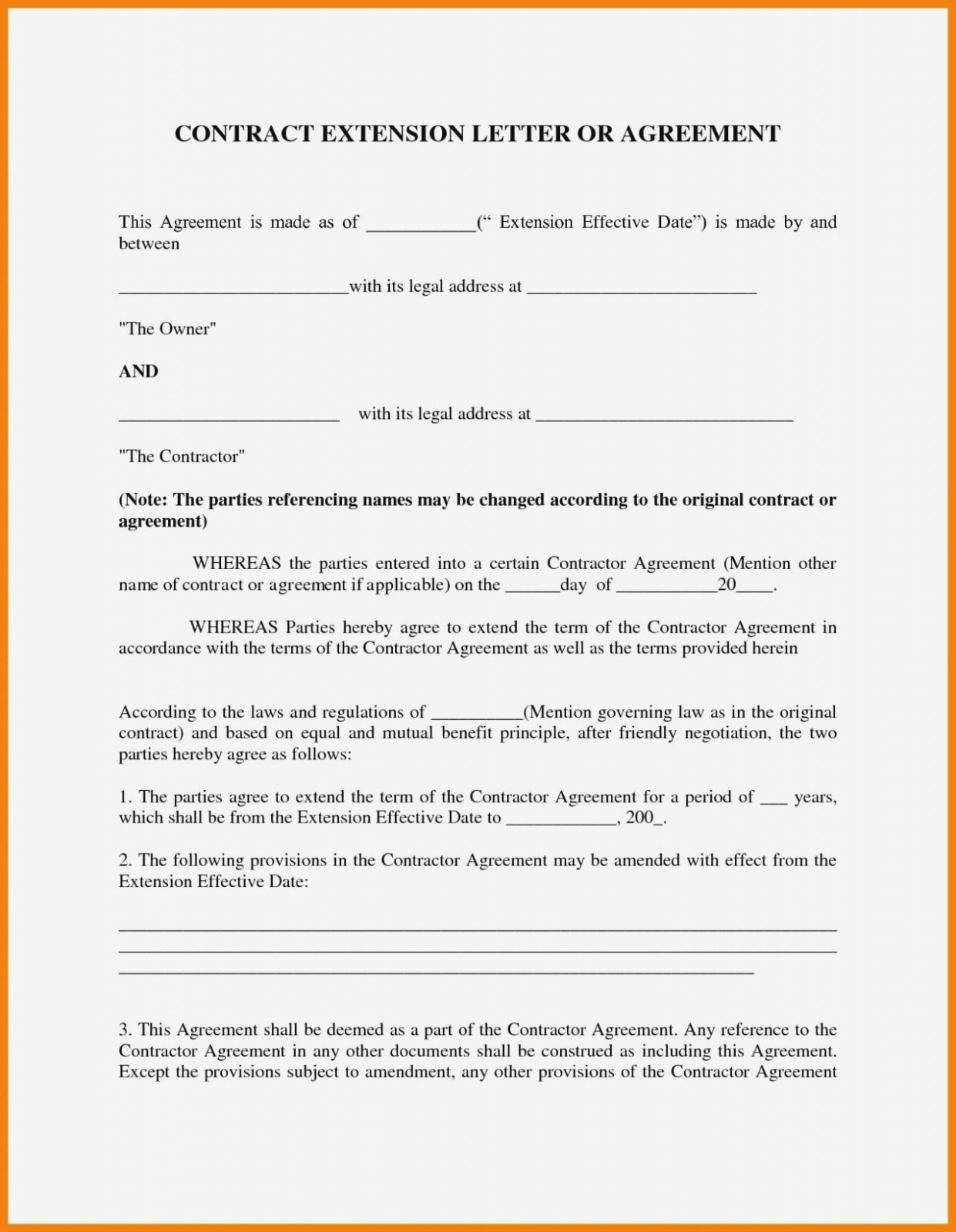 Free Printable Agreement Forms Printable Forms Free Online