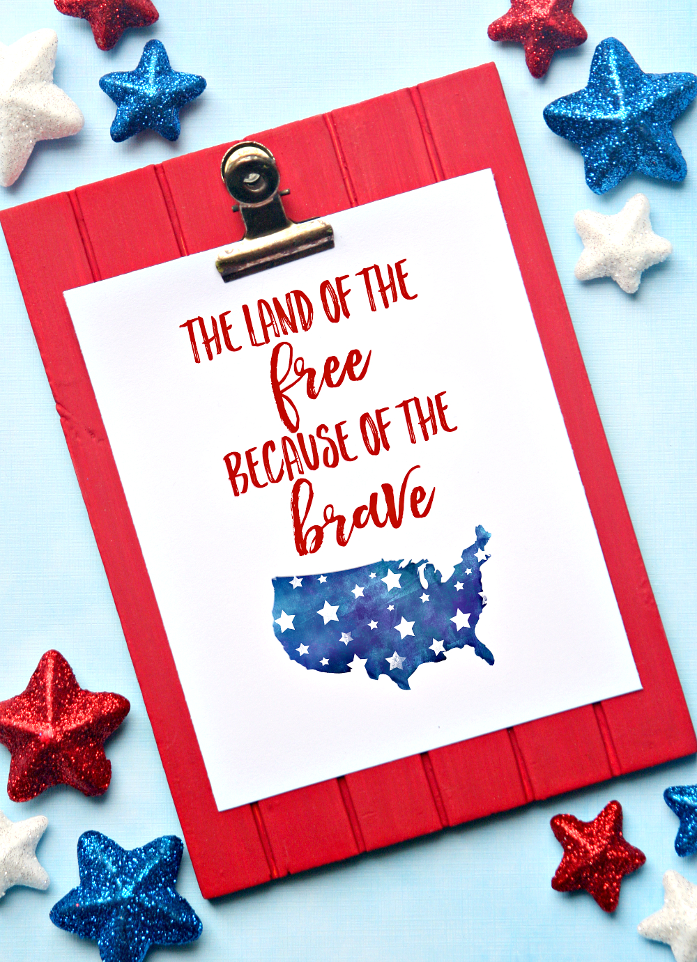 Land Of The Free Because Of The Brave - Home Of The Free Because Of The Brave Printable