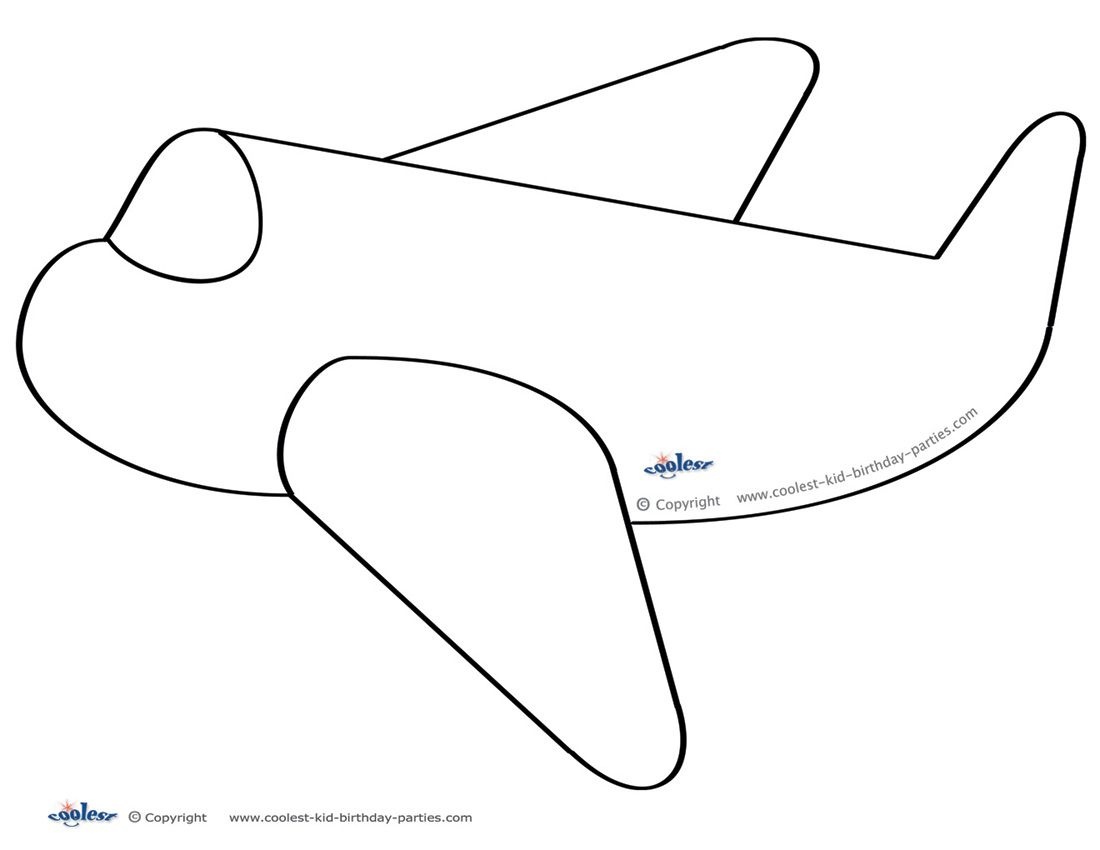 Free Printable Airplane Template Free Printable