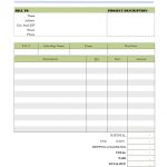 Lawn Care Invoice Template   Free Bill Invoice Template Printable