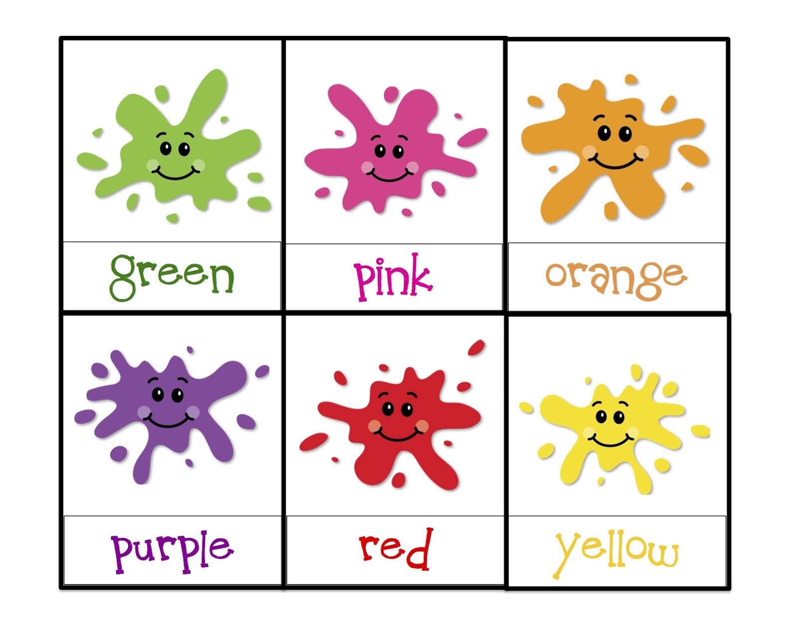 Color Recognition Worksheets