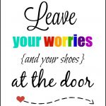 Leave Your Shoes At The Door Printable | Free Printable Ideas   Free Printable Remove Your Shoes Sign