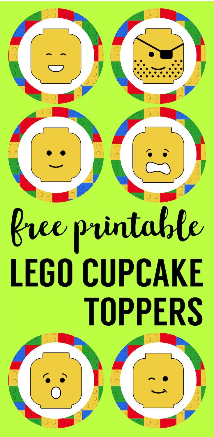 Free Printable Lego Cupcake Toppers Free Printable