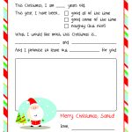 Letter To Santa – Free Printable | Christmas Ideas | Santa Template   Free Printable Christmas Letters From Santa