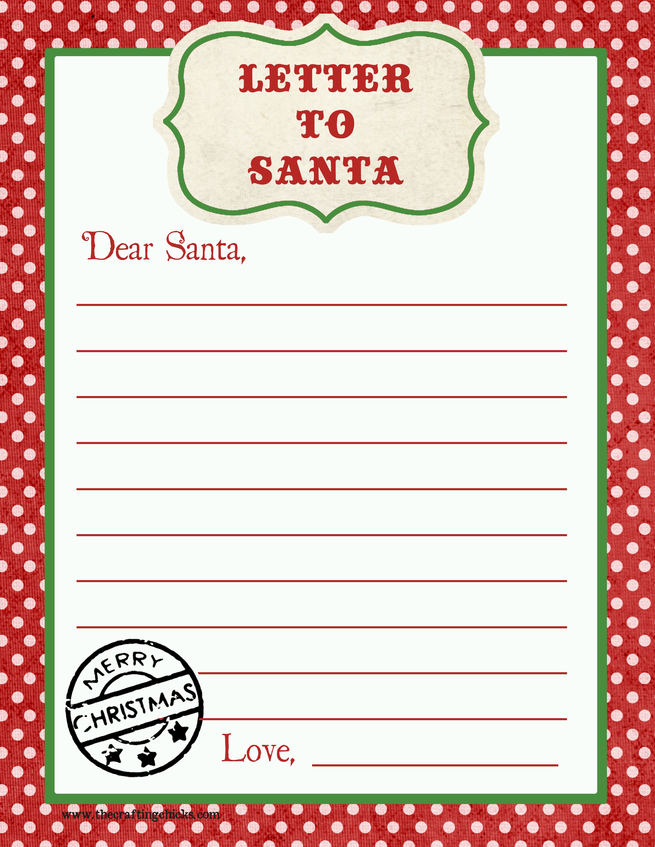 free-santa-stationary-printable