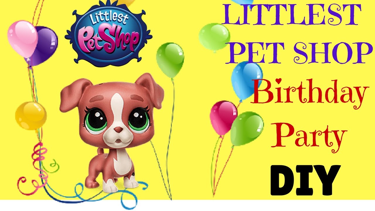 Free Printable Littlest Pet Shop Birthday Party Invitations