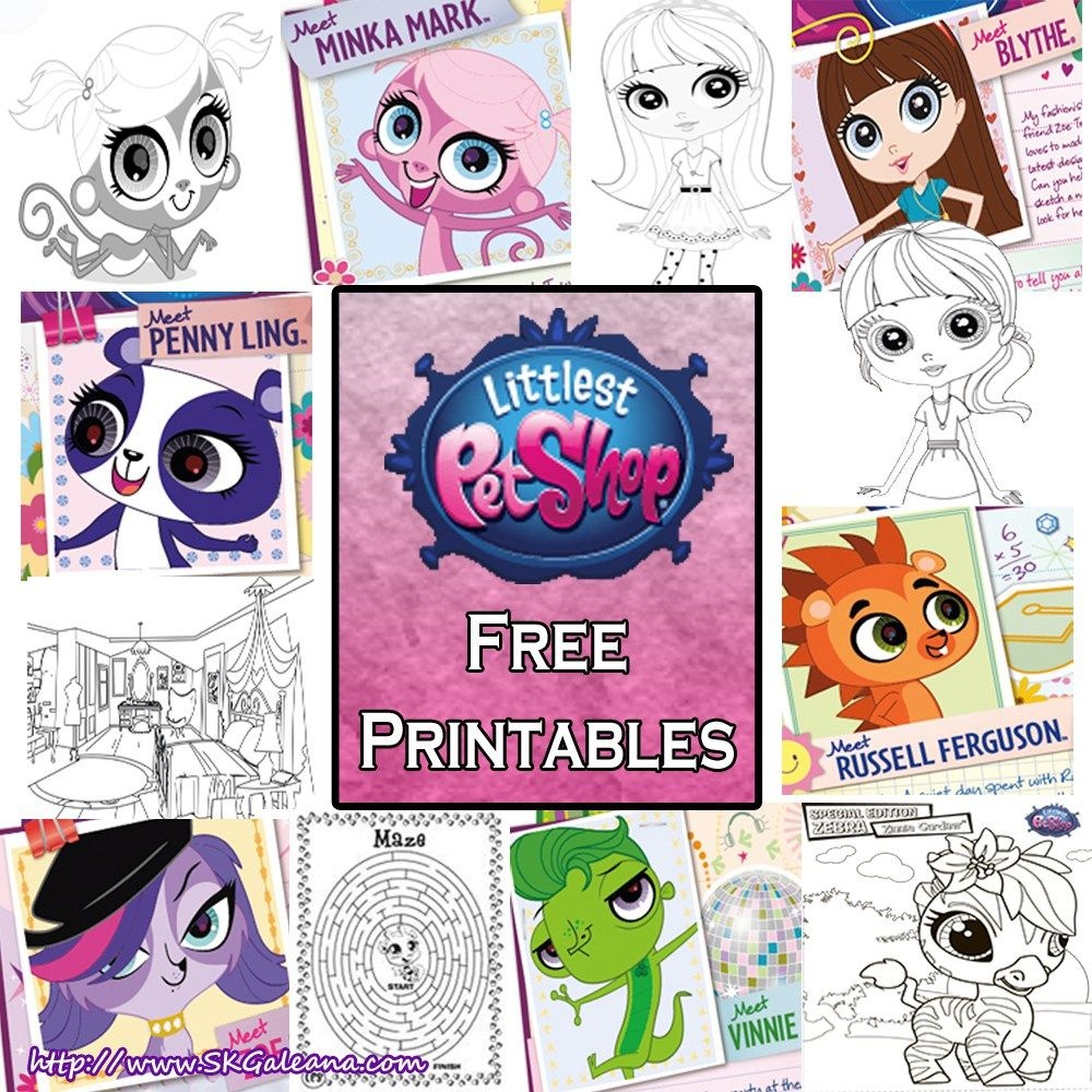 Littlest Pet Shop Free Printables, Coloring Pages And Activities - Littlest Pet Shop Invitations Printable Free