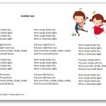 Looby Loo Song – Lyrics In French And In English – Free Printables   Free Printable Song Lyrics