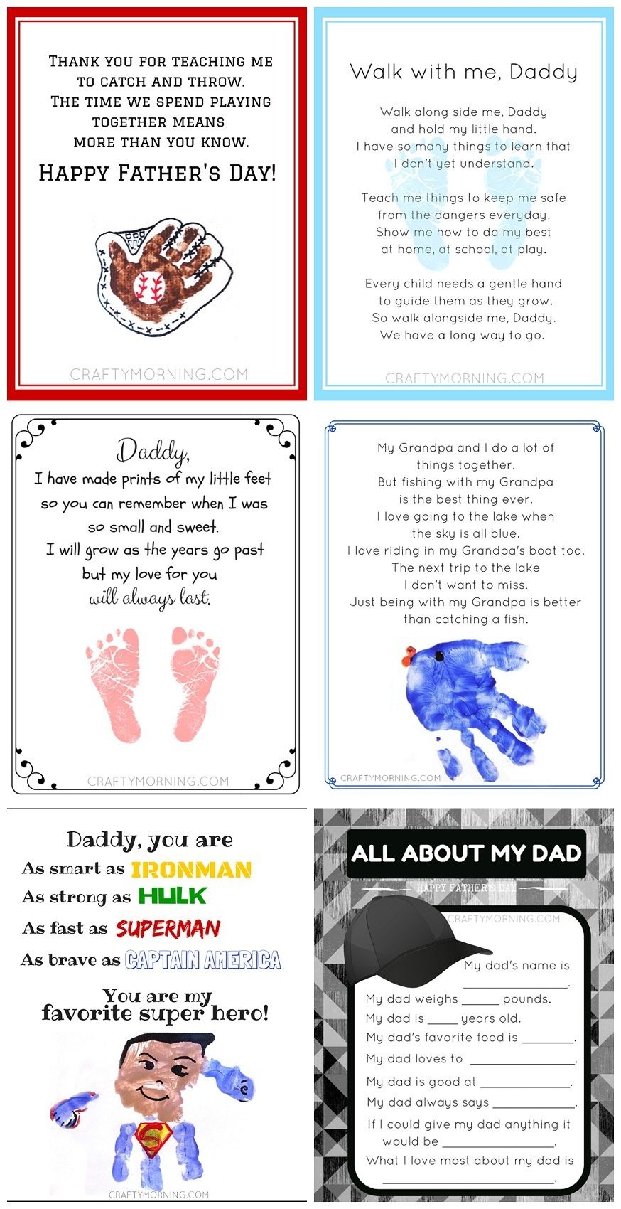 Free Printable Fathers Day Poems For Preschoolers Free Printable