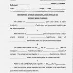 Louisiana Divorce Forms | Resume Examples – Free Printable Divorce   Free Printable Divorce Papers For Louisiana