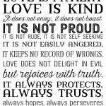 Love Is Patient Love Is Kind. Free Printable In 3 Color Options. 1   Love Is Patient Love Is Kind Free Printable