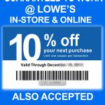 Lowe's Coupons & Promo Codes – Using Some Elbow Grease Along With A   Free Printable Lowes Coupons