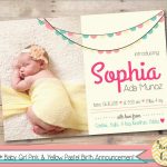 Luxury Birth Announcement Template Free Printable | Best Of Template   Free Birth Announcements Printable