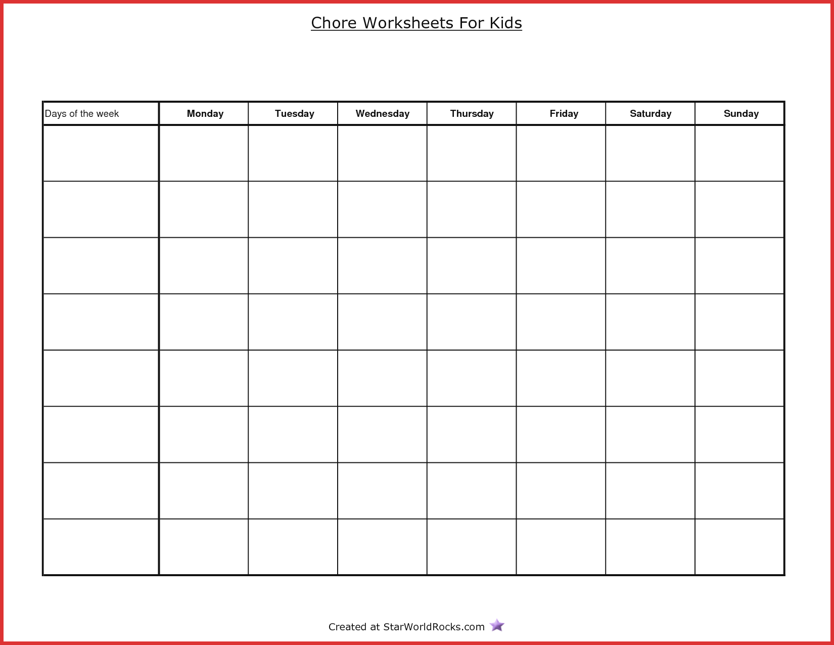 Luxury Printable Charts | Dos Joinery - Free Printable Charts