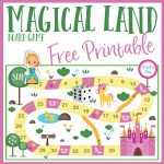 Magical Land Board Game Free Printable   Growing Play   Free Printable Board Games
