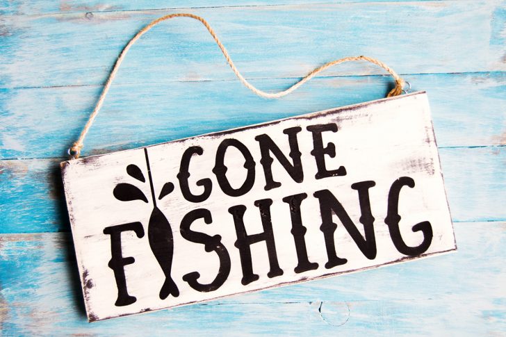 Free Printable Gone Fishing Sign