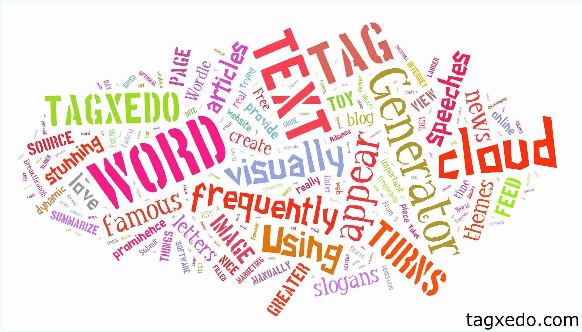 word cloud shapes and word generator