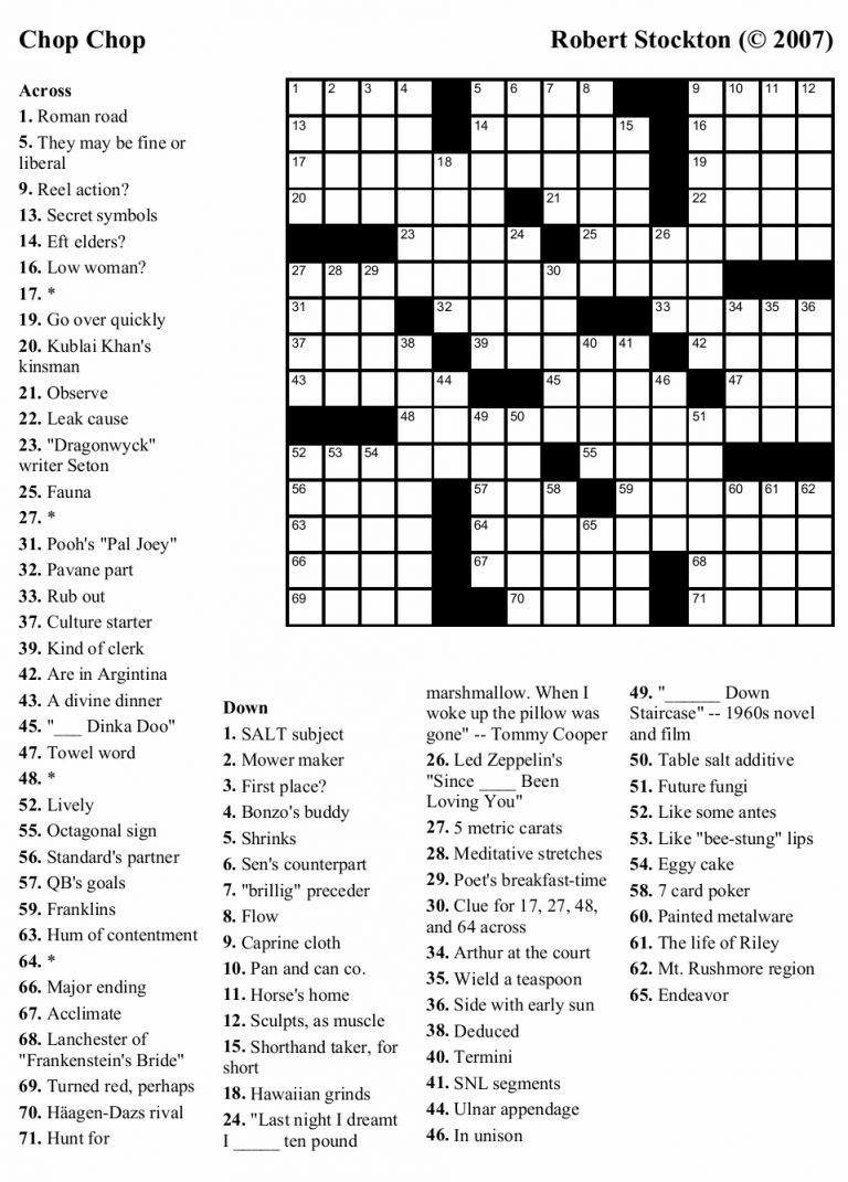 make your own crossword puzzles