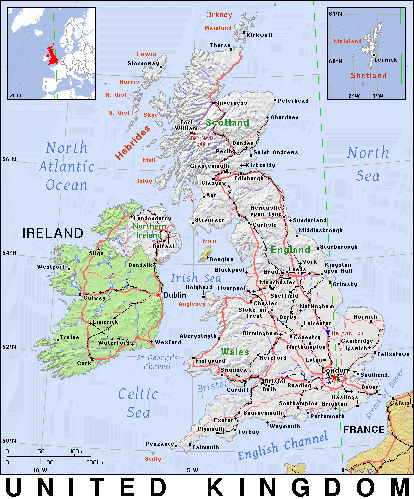 Map Free Printable Road Maps Uk - Berkshireregion - Free Printable Map Of Uk And Ireland