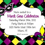 Mardi Gras Party Invitations   Cloudinvitation | Mardi Gras   Free Printable Mardi Gras Invitations