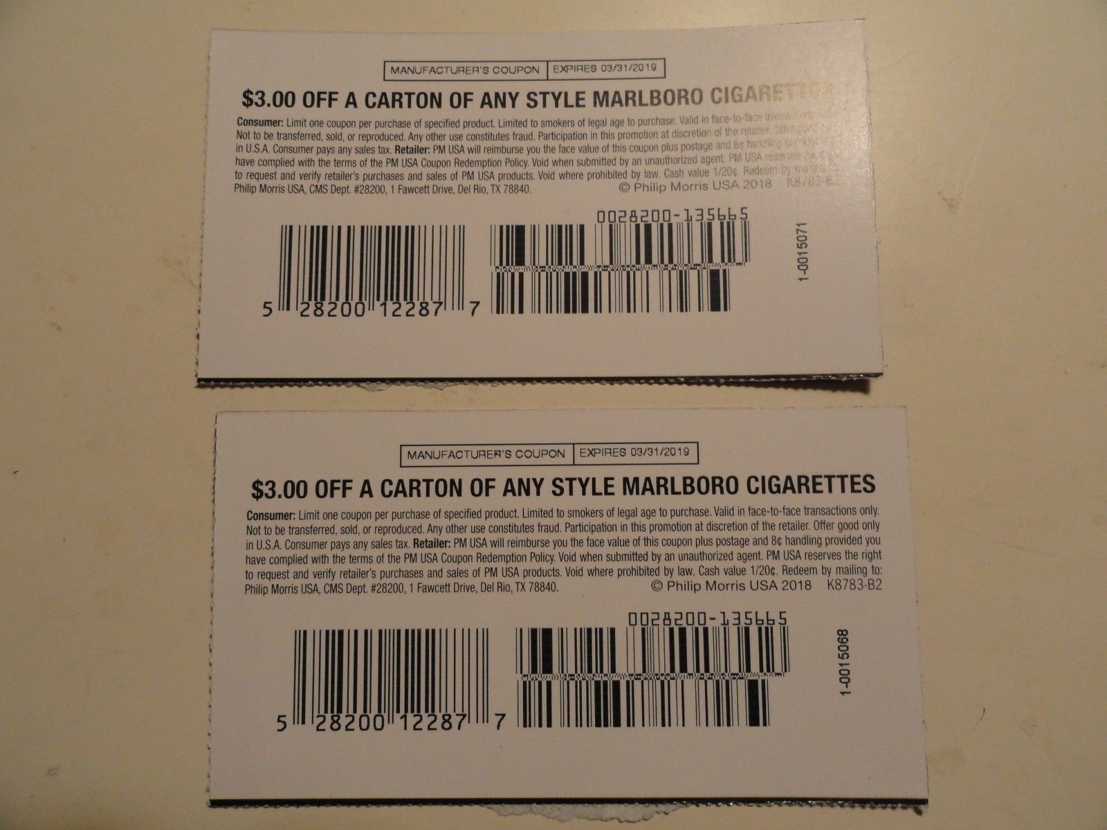 Marlboro Cigarette Coupons (#142982483313) - Gift Cards &amp;amp; Coupons - Free Printable Newport Cigarette Coupons